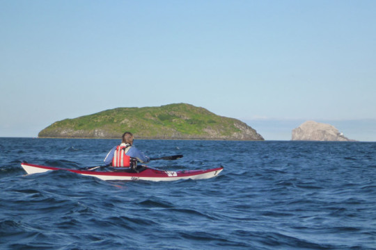 Craigleith, Bass Rock in distance Sea Kayak Fidra Craigleith Bass Rock