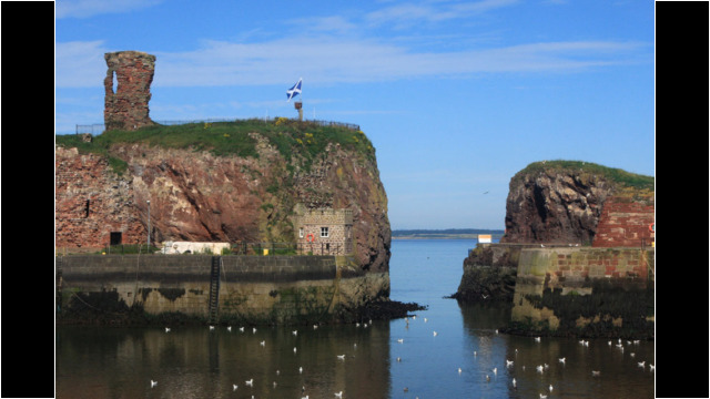 Dunbar Castle Barns Ness Dunbar