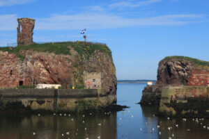 Dunbar Castle Barns Ness Dunbar