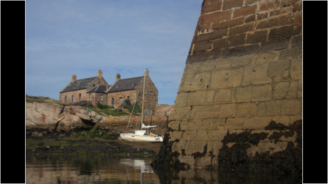 Cove harbour Barns Ness Cove
