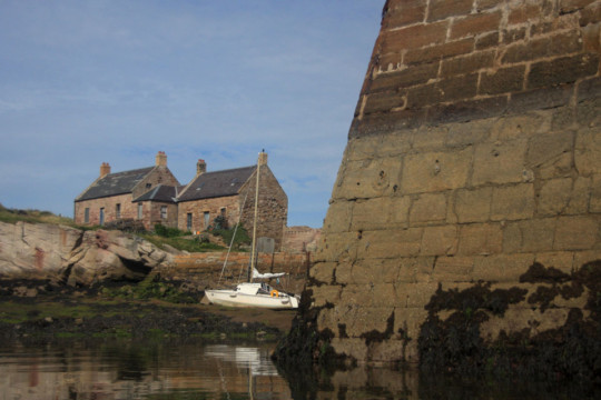 Cove harbour Barns Ness Cove