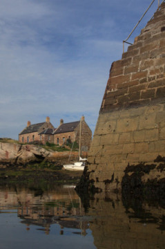 Cove harbour Barns Ness Cove