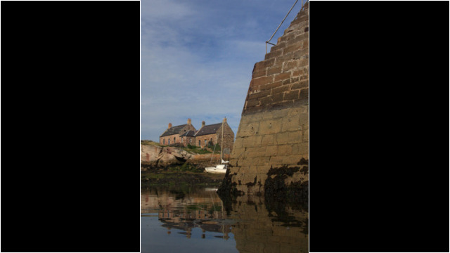 Cove harbour Barns Ness Cove