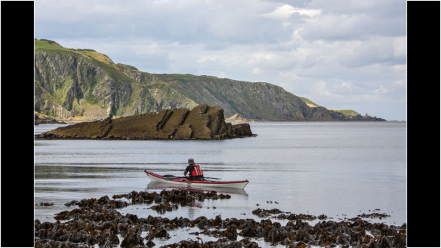 Looking towards Fast Castle Head Sea Kayak St Abbs Head Fast Castle Head