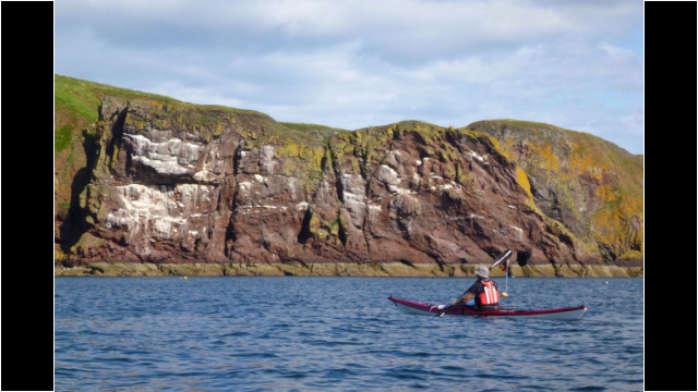 Leaving St Abbs Sea Kayak St Abbs Head