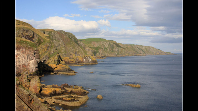 Fast Castle Head coastline St Abbs Head Fast Castle Head