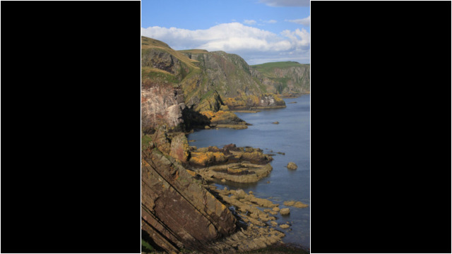 Fast Castle Head coastline St Abbs Head Fast Castle Head