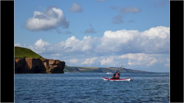 Looking north to Eyemouth Sea Kayak Eyemouth