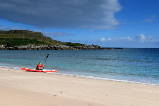 Clashnessie Beach Sea Kayak Clashnessie Beach