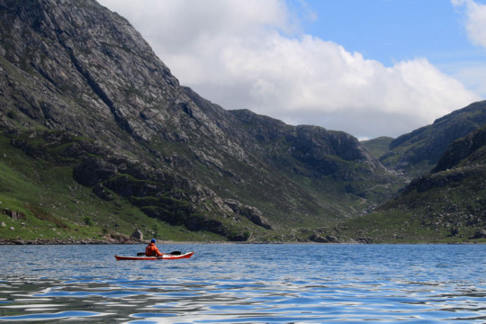 Looking into Glendhu Sea Kayak Loch Glendhu