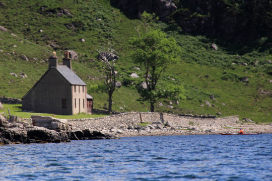 Arriving at Glendhu Sea Kayak Loch Glendhu