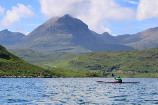 Quinag from Loch Glendhu Sea Kayak Loch Glendhu Quinag