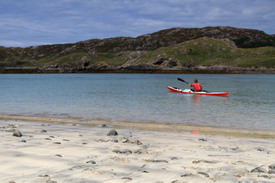 Leaving Scourie Sea Kayak Scourie