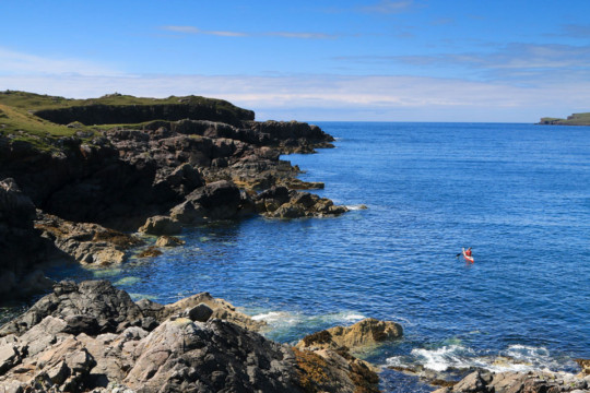Leaving Scourie Bay Sea Kayak Scourie Bay