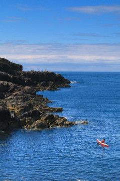 Leaving Scourie Bay Sea Kayak Scourie Bay