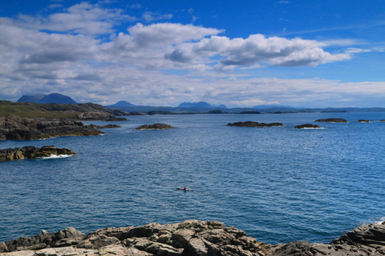 Looking South from Scourie Sea Kayak Scourie