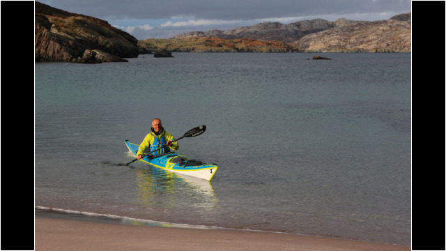 Landing on East Coast Handa Island Sea Kayak Handa Island Beach