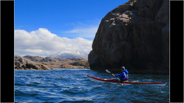 Entrance to Loch an Roin Sea Kayak Loch Laxford Loch an Roin