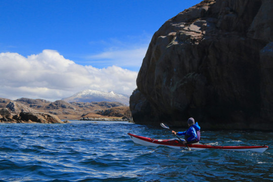 Entrance to Loch an Roin Sea Kayak Loch Laxford Loch an Roin