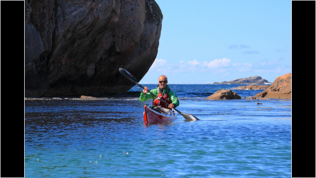 Entrance to Loch an Roin Sea Kayak Loch Laxford Loch an Roin