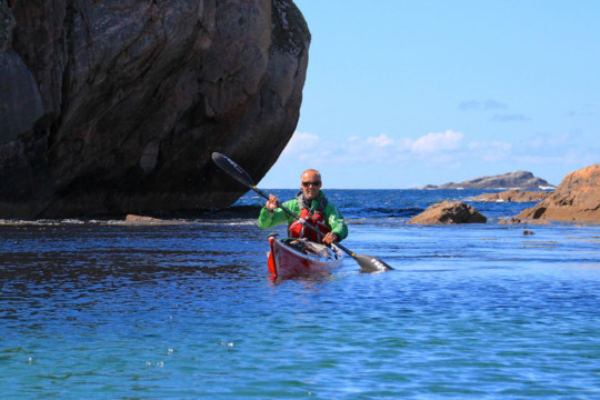 Entrance to Loch an Roin Sea Kayak Loch Laxford Loch an Roin