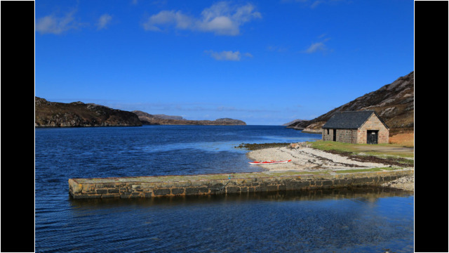 Launch site in Laxford Bay Sea Kayak Loch Laxford