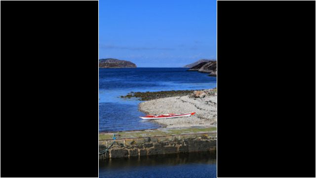 Launch site in Laxford Bay Sea Kayak Loch Laxford