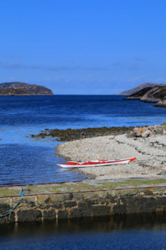Launch site in Laxford Bay Sea Kayak Loch Laxford