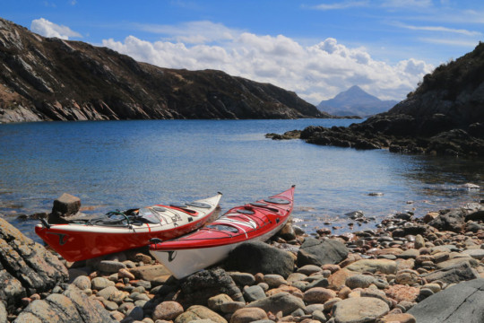 Loch Laxford landing & Ben Stack Sea Kayak Loch Laxford Ben Stack