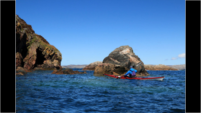Coastline near Eilean na Saille Sea Kayak Loch Laxford