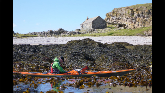 Landing at Eilean Hoan Sea Kayak Faraid Head Eilean Hoan