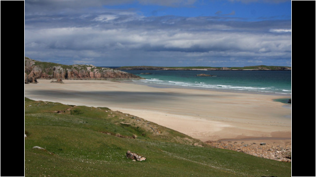Ceannabeinne beach and Eilean Hoan Sea Kayak Faraid Head Ceannabeinne beach