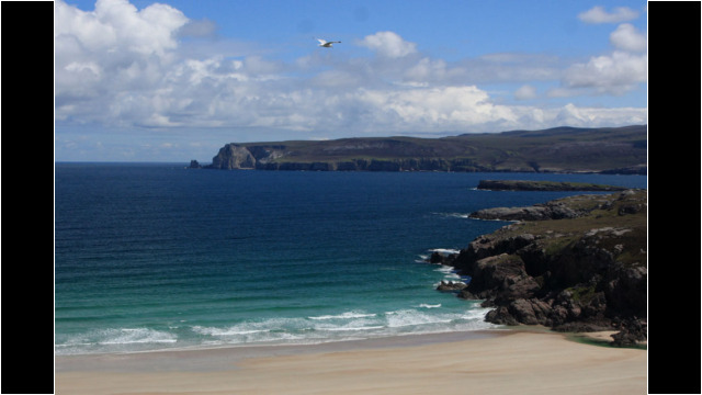 Whiten Head from Ceannabeinne Beach Whiten Head Ceannabeinne Beach