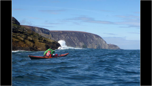 Heading towards Rubha Thormaid Sea Kayak Whiten Head
