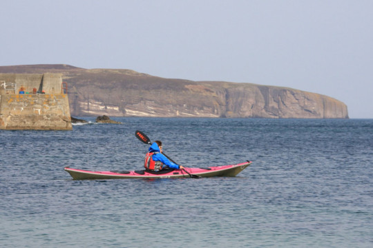 Leaving Skerray Sea Kayak Eilean Nan Ron Skerray