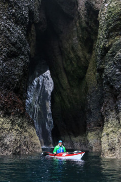 Eilean Iosal arch Sea Kayak Eilean Nan Ron Eilean Iosal