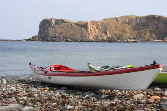Launching at Skerray Sea Kayak Eilean Nan Ron Neave Island
