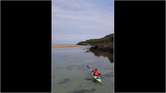 Leaving Torriesdale Pier Sea Kayak Farr Point Torriesdale Pier