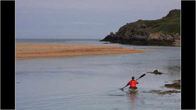 Leaving Torriesdale Pier Sea Kayak Farr Point Torriesdale Pier