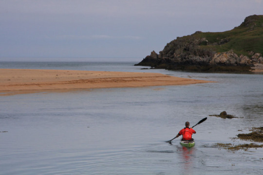 Leaving Torriesdale Pier Sea Kayak Farr Point Torriesdale Pier