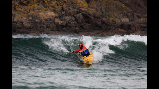 Surfing at Farr Bay Sea Kayak Farr Point Surf