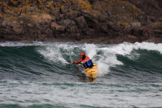 Surfing at Farr Bay Sea Kayak Farr Point Surf
