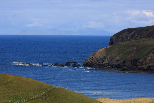 Melvich Bay, Orkney beyond Sandside Head Melvich Bay