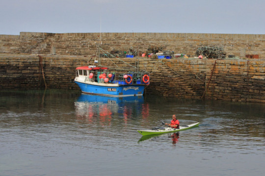 Fresgoe Harbour Sea Kayak Sandside Head Fresgoe harbour