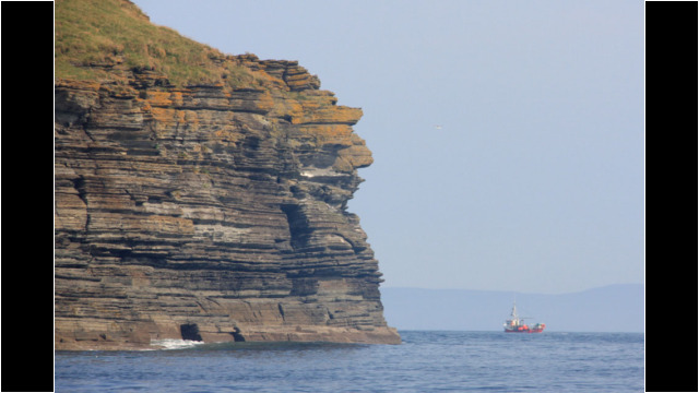 Cliffs heading to Holborn Head Holborn Head