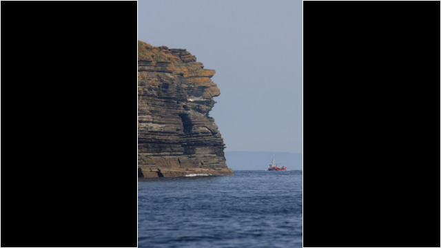 Cliffs heading to Holborn Head Holborn Head