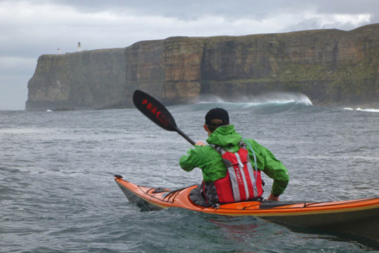 Approaching Dunnet Head Sea Kayak Dunnet Head Lighthouse