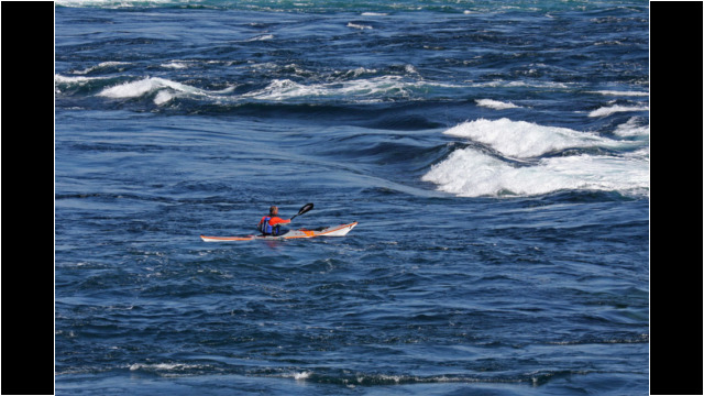 Men of Mey tidal race Sea Kayak Dunnet Head Men of Mey