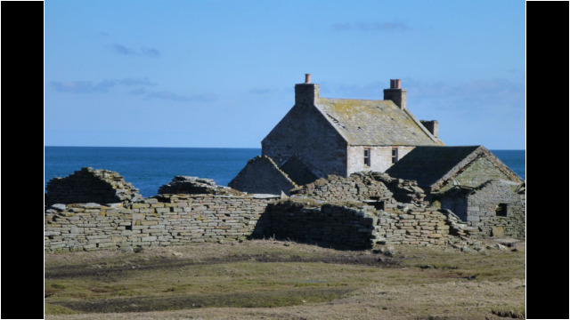 Stroma's deserted houses Stroma