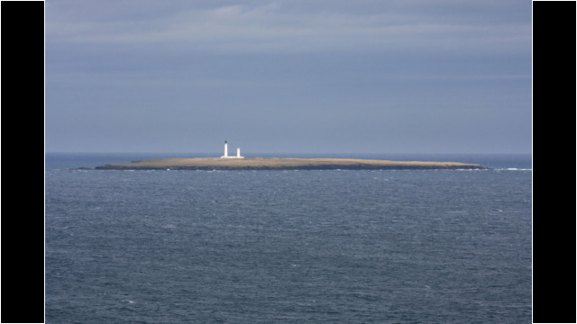Muckle Skerry from South Ronaldsay Pentland Skerries Lighthouse